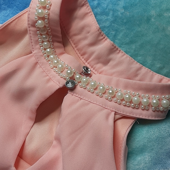 Halter Chiffon Dress - Picture 4 of 6